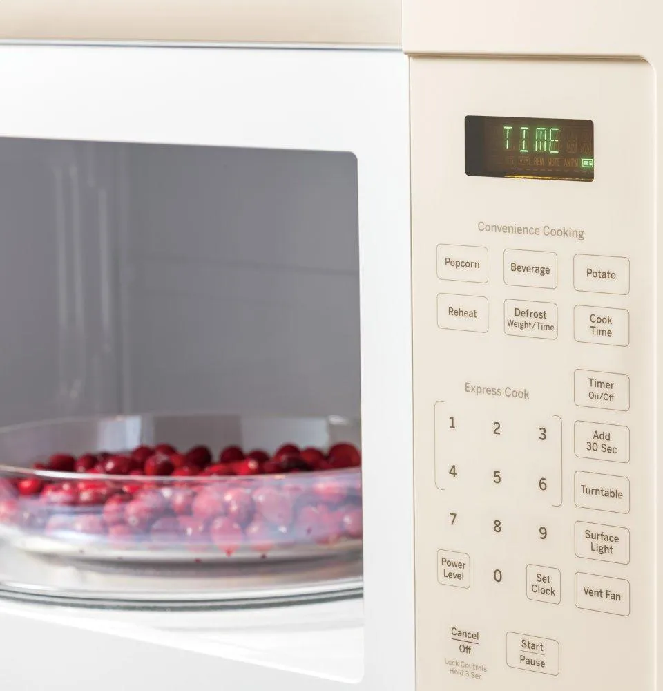 Ge Appliances JVM3160DFCC Ge 1.6 Cu. Ft. Over-The-Range Microwave Oven