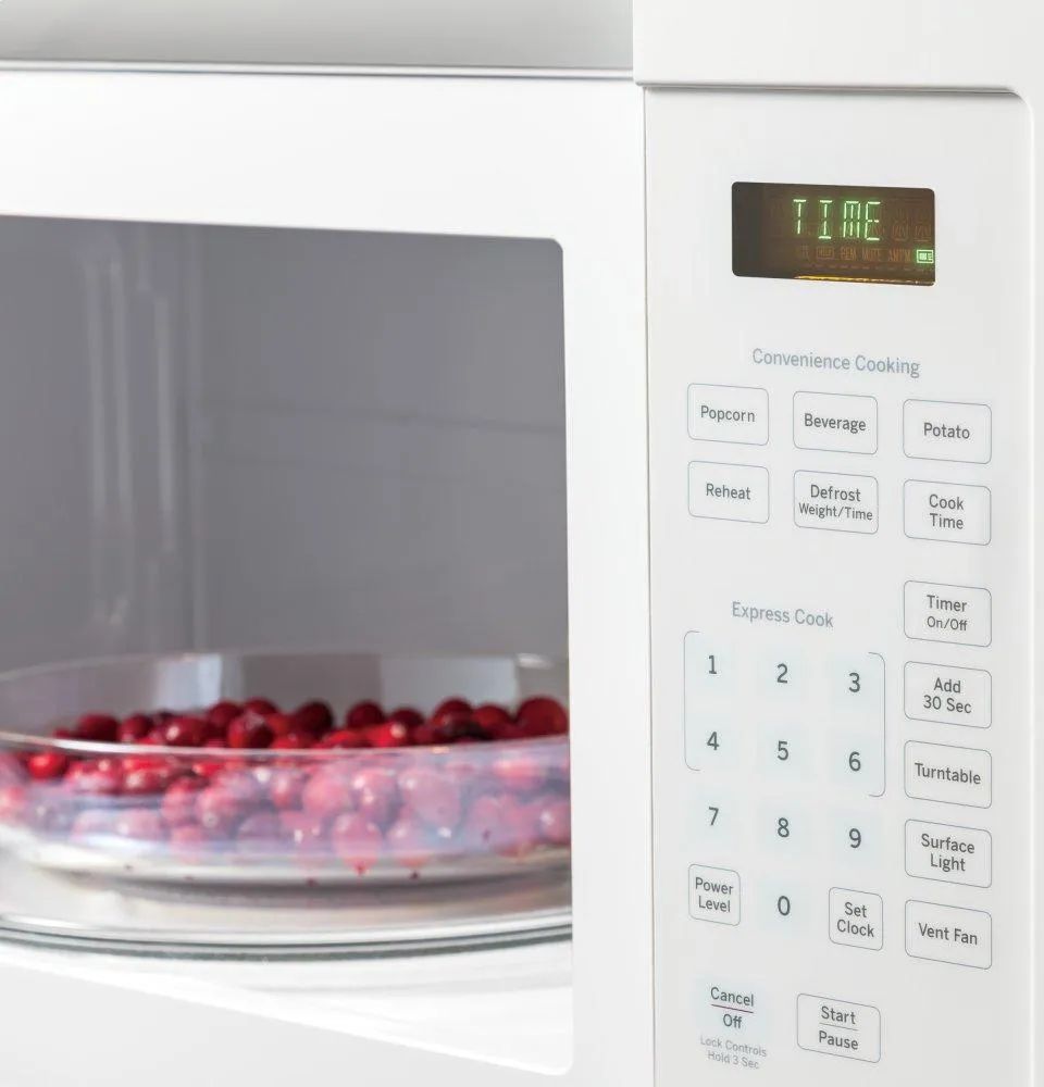 Ge Appliances JVM3160DFWW Ge 1.6 Cu. Ft. Over-The-Range Microwave Oven