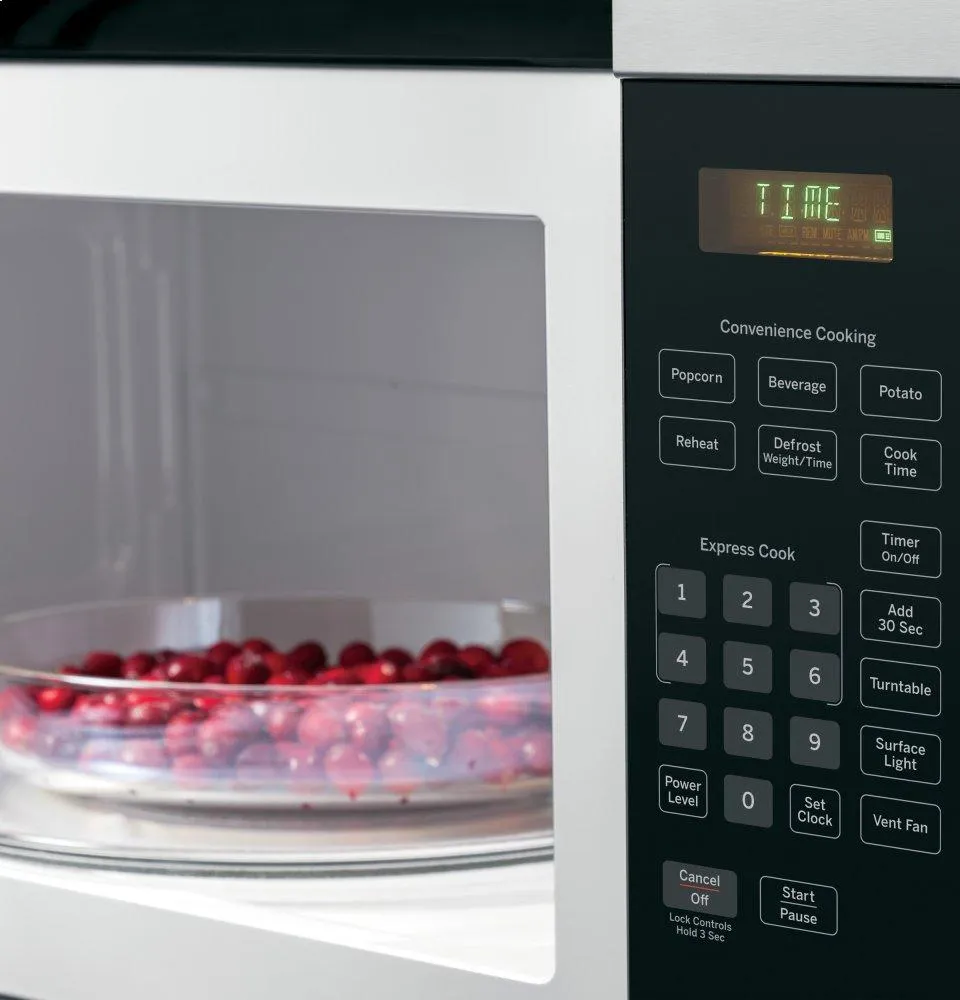 Ge Appliances JVM3160RFSS Ge 1.6 Cu. Ft. Over-The-Range Microwave Oven