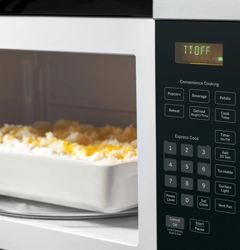 Ge Appliances JVM3160RFSS Ge 1.6 Cu. Ft. Over-The-Range Microwave Oven