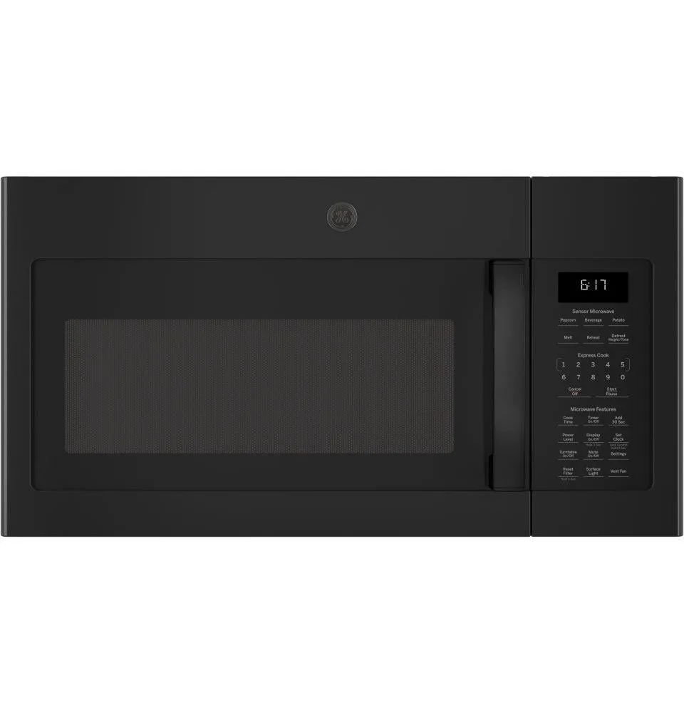 Ge Appliances JVM6172DKBB Ge 1.7 Cu. Ft. Over-The-Range Microwave Oven Over The Range Microwaves convection over-the-range microwave