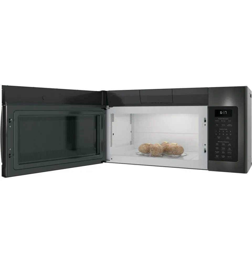 Ge Appliances JVM6175BLTS Ge 1.7 Cu. Ft. Over-The-Range Sensor Microwave Oven
