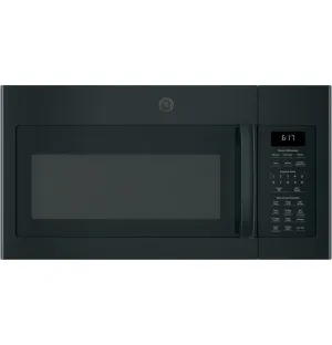 Ge Appliances JVM6175DKBB Ge 1.7 Cu. Ft. Over-The-Range Sensor Microwave Oven Over The Range Microwaves convection over-the-range microwave