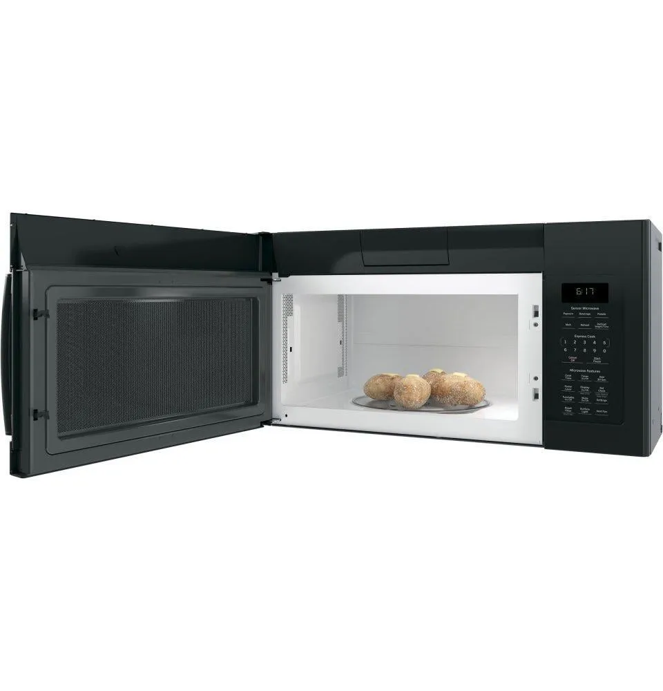 Ge Appliances JVM6175DKBB Ge 1.7 Cu. Ft. Over-The-Range Sensor Microwave Oven