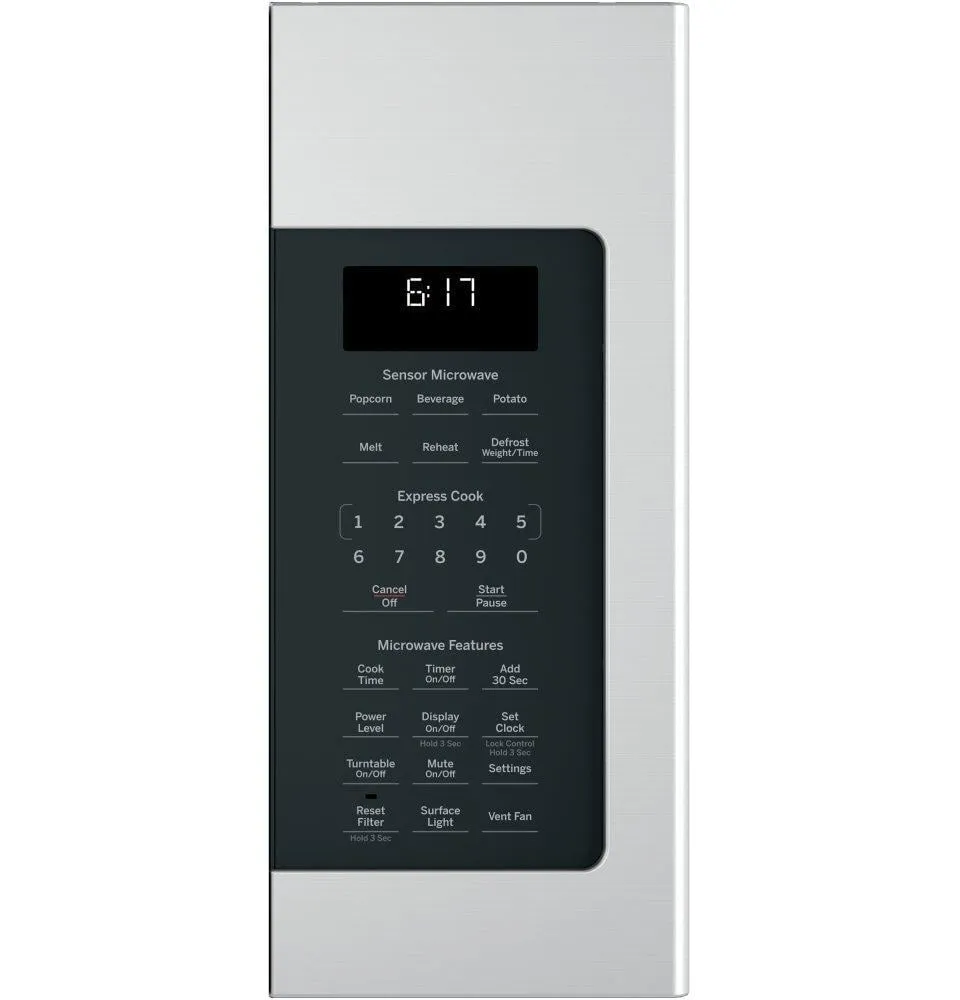 Ge Appliances JVM6175YKFS Ge 1.7 Cu. Ft. Over-The-Range Sensor Fingerprint Resistant Microwave Oven