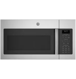 Ge Appliances JVM6175YKFS Ge 1.7 Cu. Ft. Over-The-Range Sensor Fingerprint Resistant Microwave Oven Microwave Ovens smart sensor microwave oven