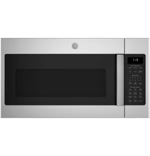 Ge Appliances JVM7195RWSS Ge 1.9 Cu. Ft. Over-The-Range Sensor Microwave Oven Microwave Ovens smart sensor microwave oven