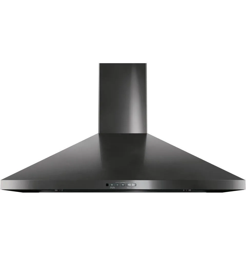 Ge Appliances JVW5361BJTS Ge 36" Wall-Mount Pyramid Chimney Hood Ducted Hoods under cabinet ducted hood