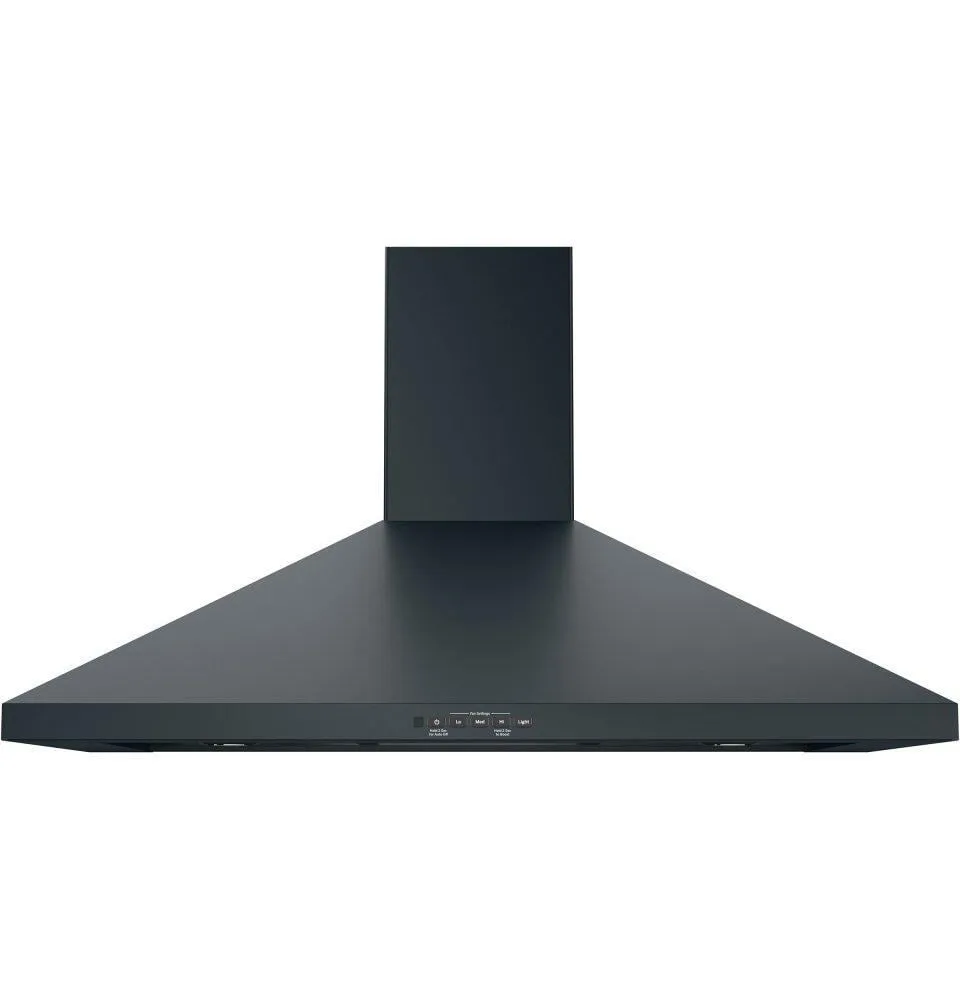 Ge Appliances JVW5361FJDS Ge 36" Wall-Mount Pyramid Chimney Hood Ventilation Range Hoods high suction kitchen exhaust hood