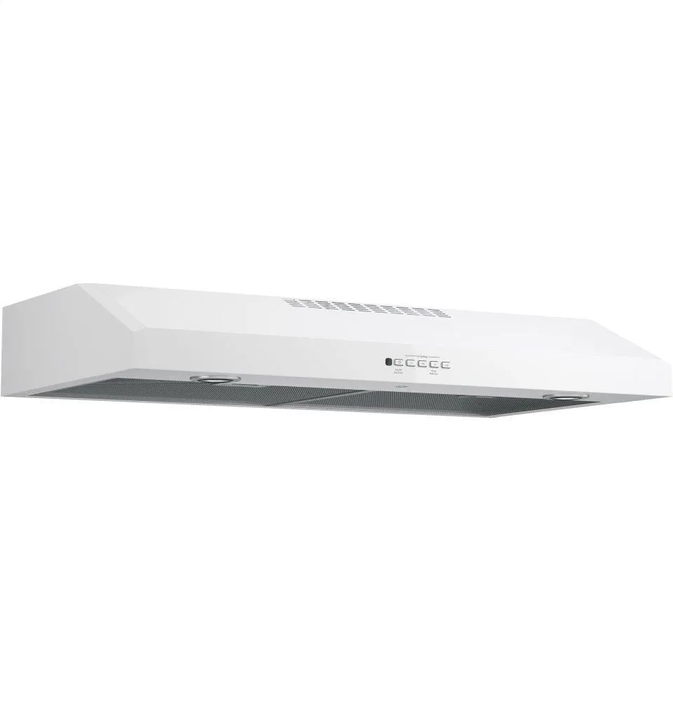 Ge Appliances JVX5360DJWW Ge 36" Under The Cabinet Hood Ductless Hoods filterless ductless hood for apartment