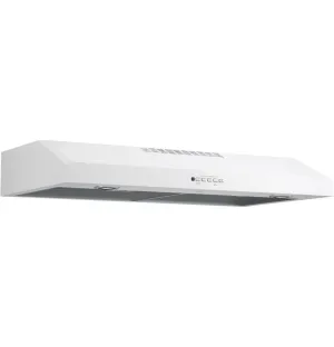 Ge Appliances JVX5360DJWW Ge 36" Under The Cabinet Hood Ductless Hoods filterless ductless hood for apartment