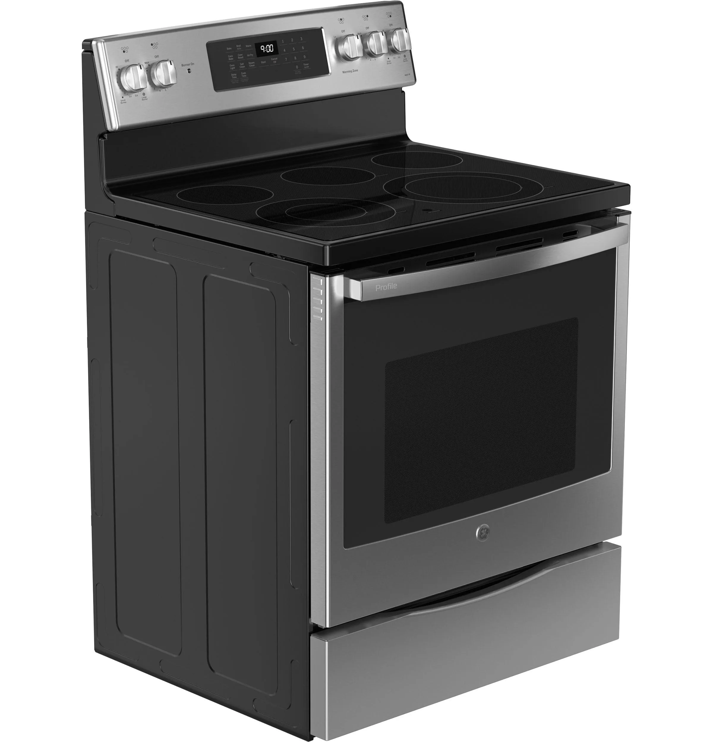 Ge Appliances PB900YVFS Ge Profile&#8482; 30" Smart Free-Standing Electric Convection Fingerprint Resistant Range With No Preheat Air Fry