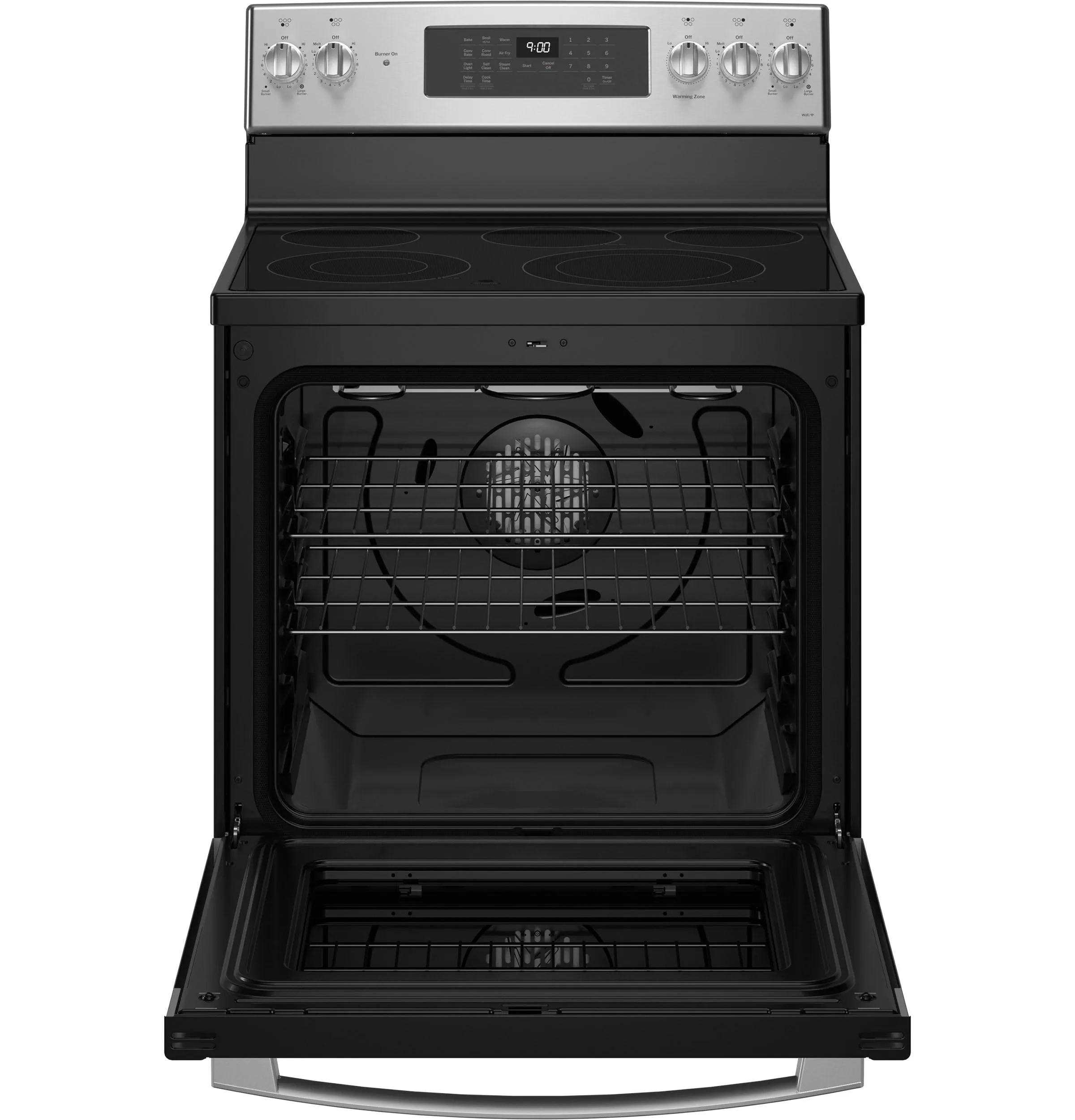 Ge Appliances PB900YVFS Ge Profile&#8482; 30" Smart Free-Standing Electric Convection Fingerprint Resistant Range With No Preheat Air Fry