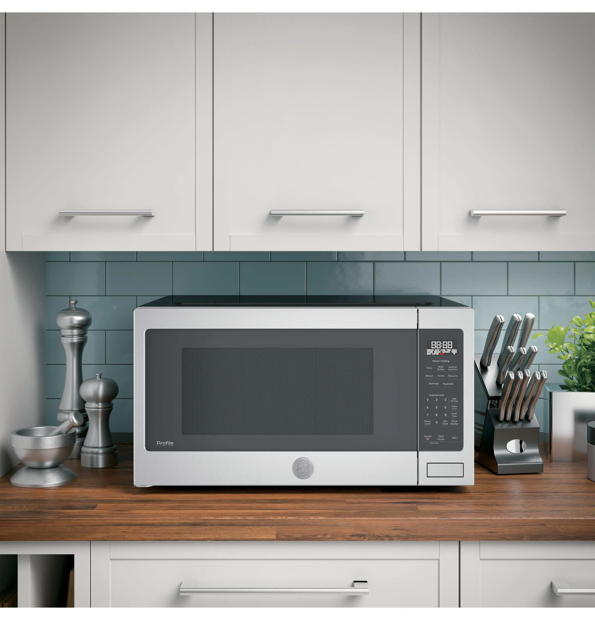 Ge Appliances PCST22U1WSS Ge Profile&#8482; 2.2 Cu. Ft. Countertop Sensor Microwave Oven
