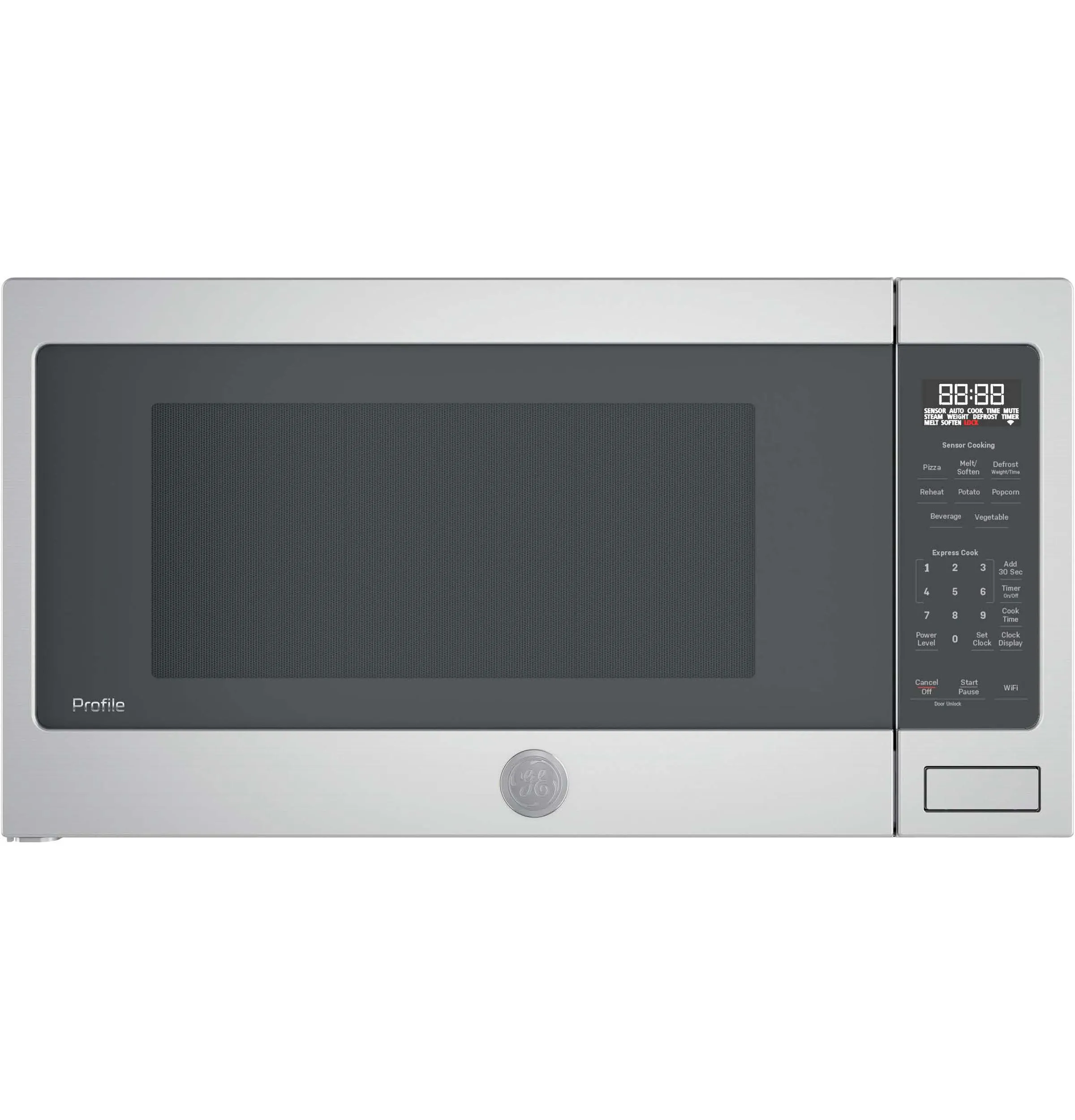 Ge Appliances PCST22U1WSS Ge Profile&#8482; 2.2 Cu. Ft. Countertop Sensor Microwave Oven Microwave Ovens smart sensor microwave oven