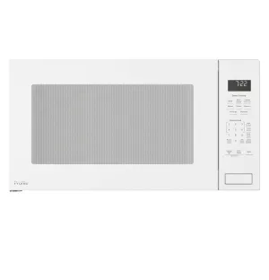 Ge Appliances PCWK22U1WWW Ge Profile&#8482; 2.2 Cu. Ft. Built-In Sensor Microwave Oven Microwave Ovens smart sensor microwave oven