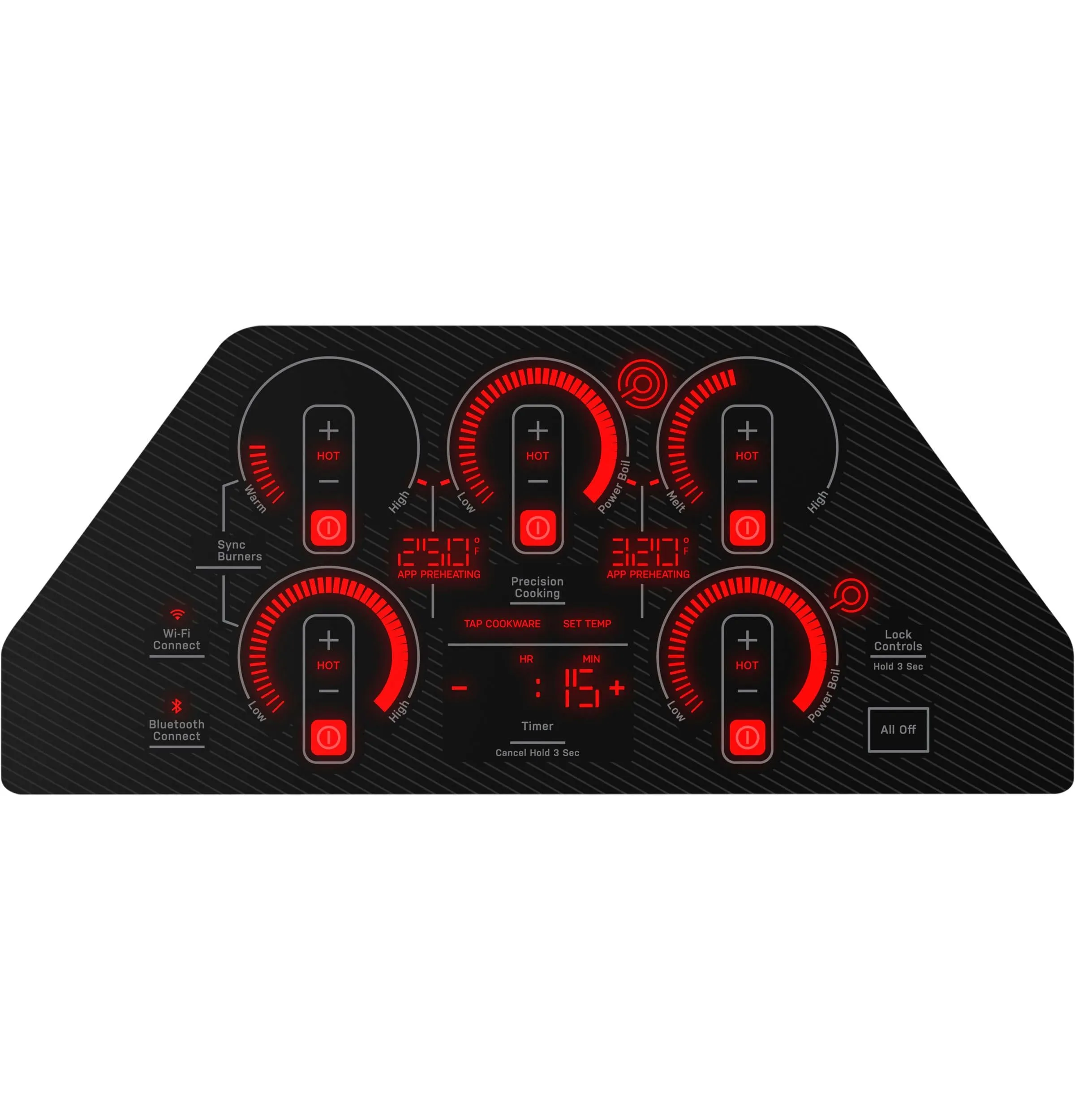 Ge Appliances PEP7036DTBB Ge Profile&#8482; 36" Built-In Touch Control Electric Cooktop