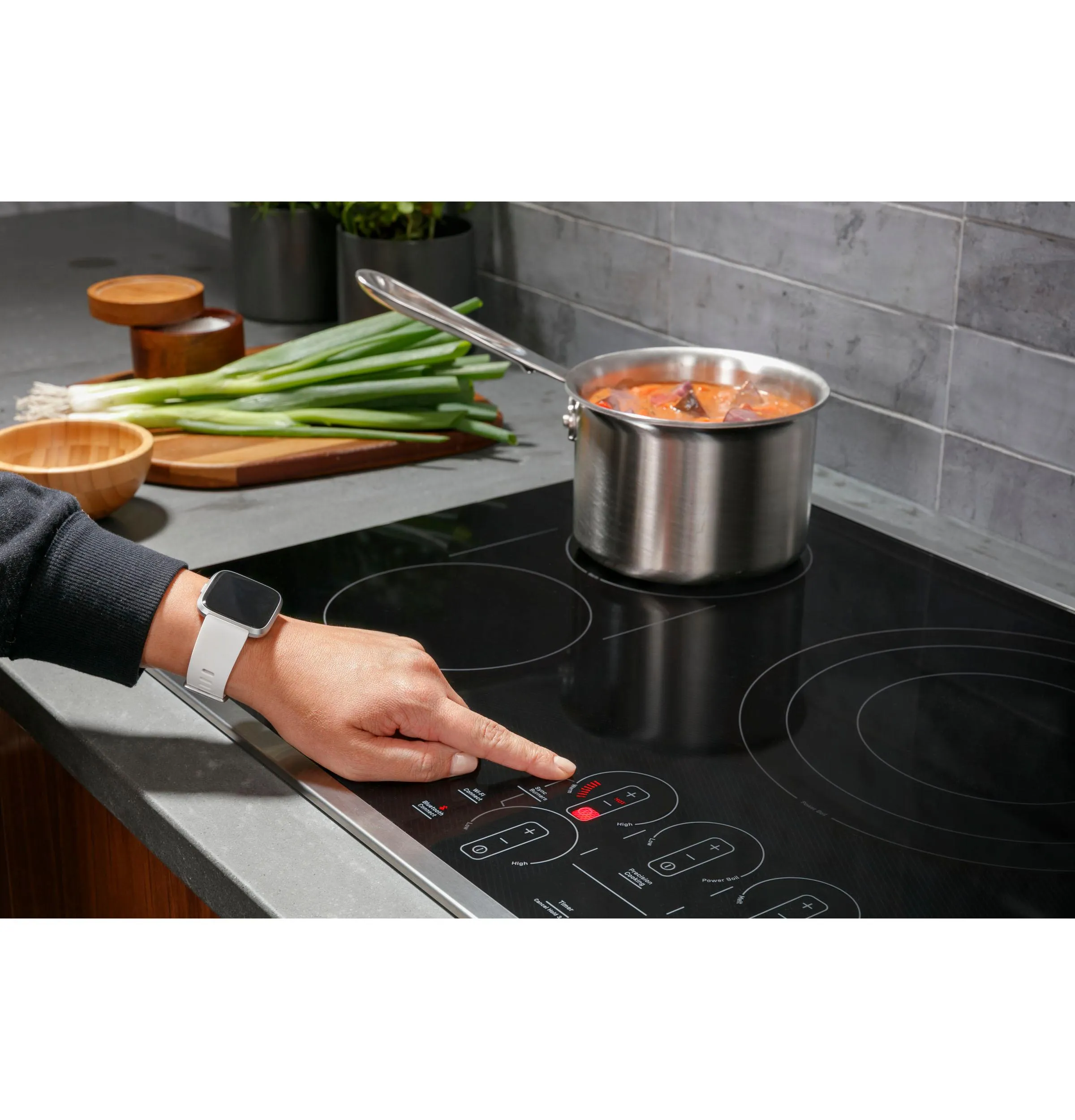 Ge Appliances PEP7036DTBB Ge Profile&#8482; 36" Built-In Touch Control Electric Cooktop