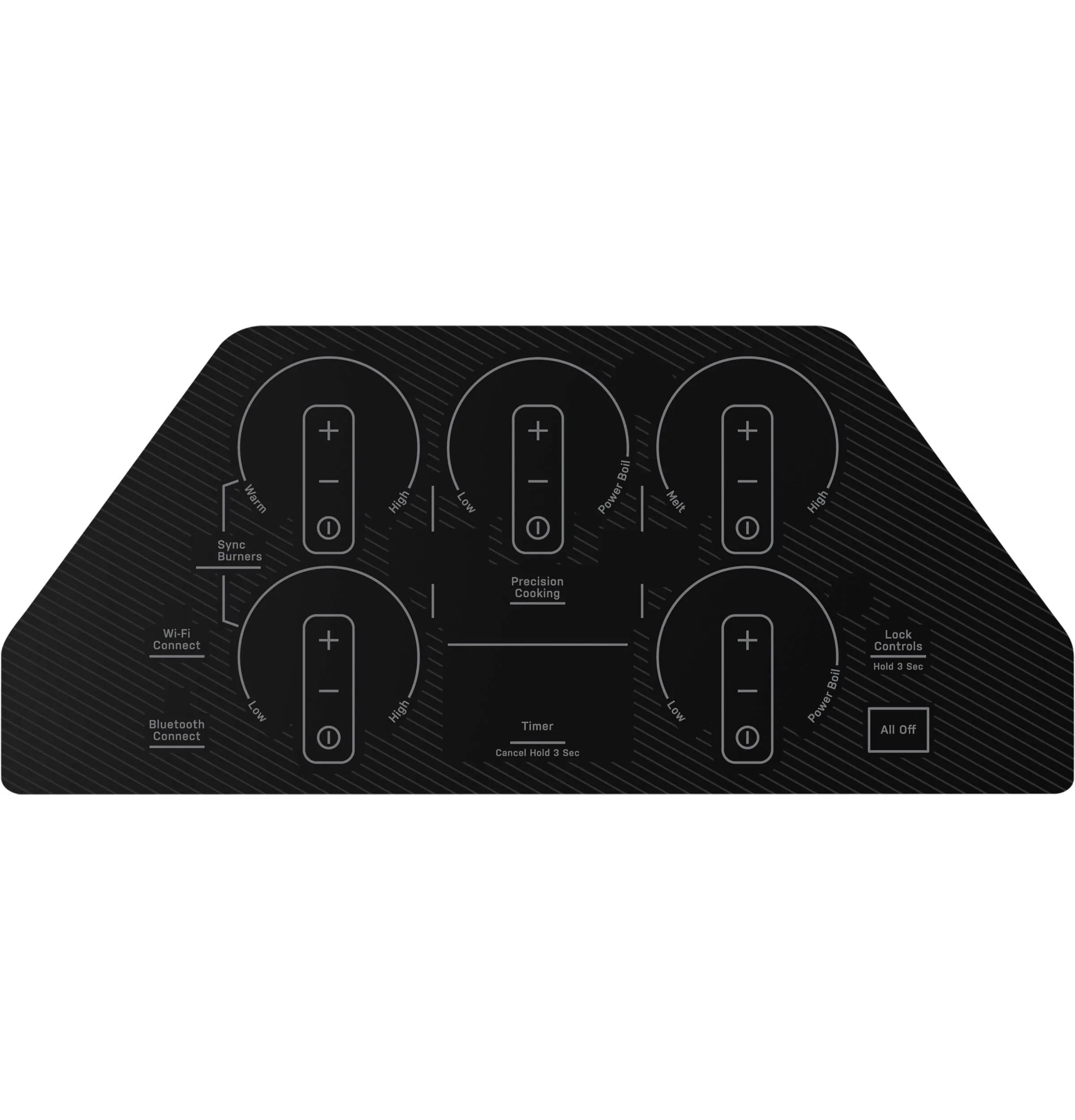 Ge Appliances PEP7036DTBB Ge Profile&#8482; 36" Built-In Touch Control Electric Cooktop