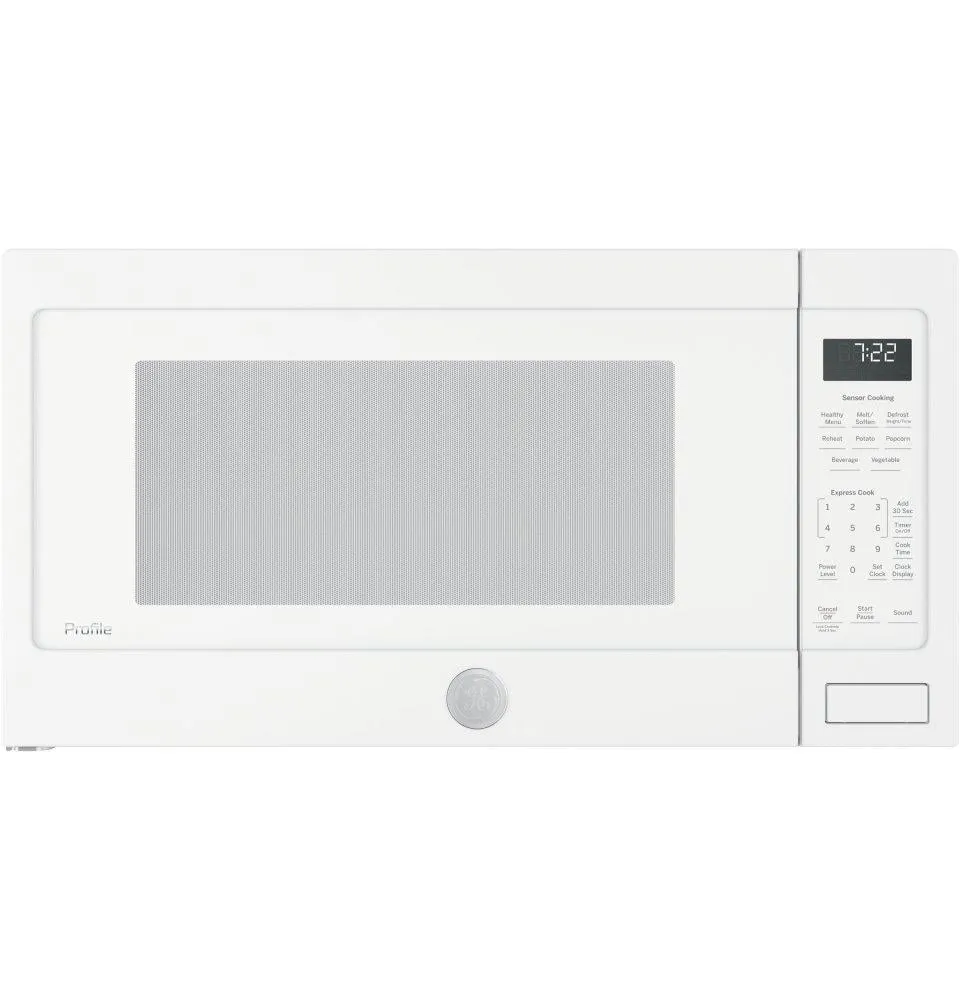 Ge Appliances PES7227DLWW Ge Profile&#8482; 2.2 Cu. Ft. Countertop Sensor Microwave Oven Countertop Microwaves compact countertop microwave oven