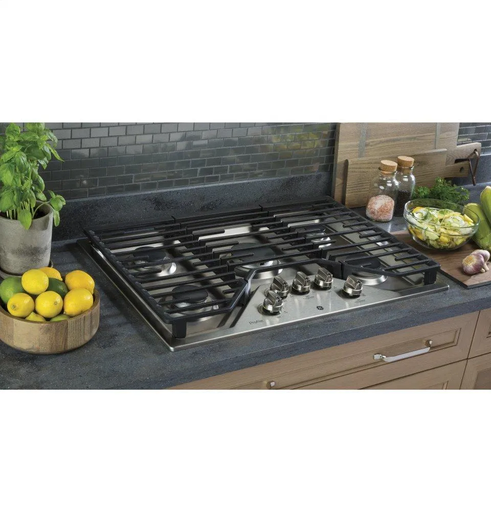 Ge Appliances PGP7030SLSS Ge Profile&#8482; 30" Built-In Gas Cooktop With 5 Burners And Optional Extra-Large Cast Iron Griddle