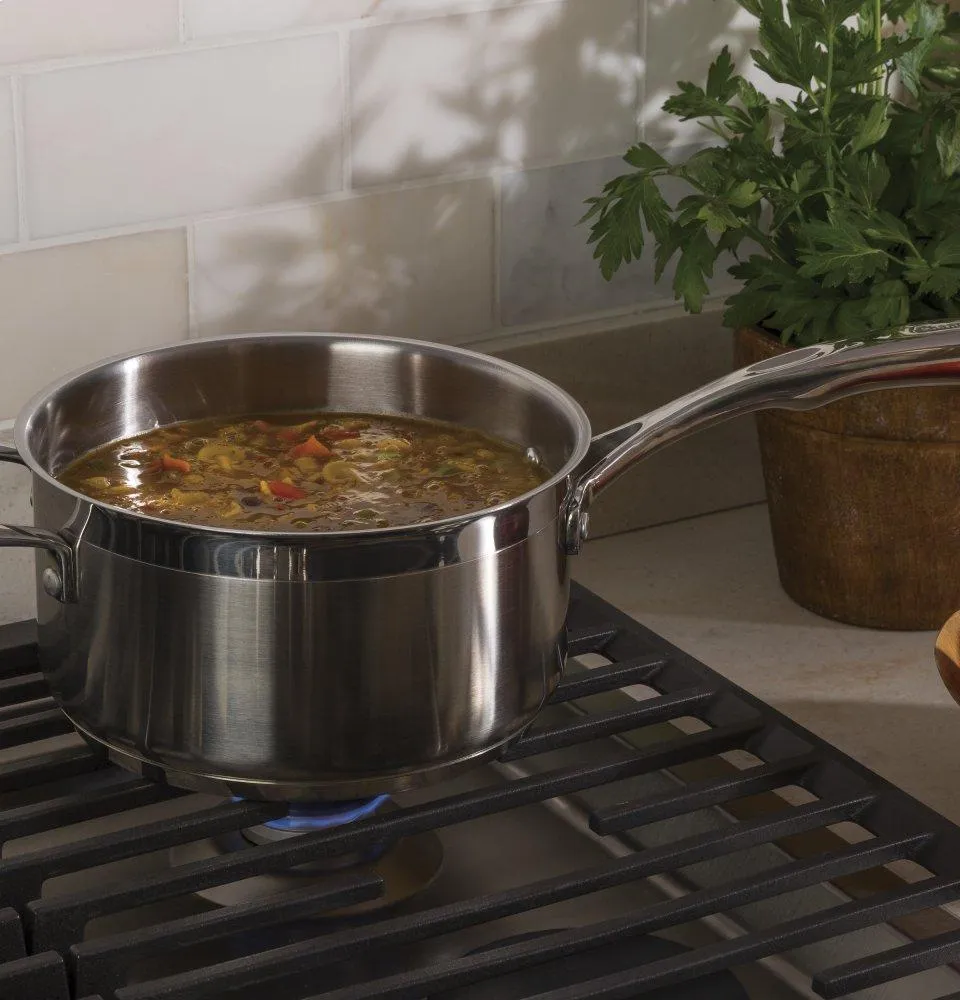 Ge Appliances PGP7030SLSS Ge Profile&#8482; 30" Built-In Gas Cooktop With 5 Burners And Optional Extra-Large Cast Iron Griddle