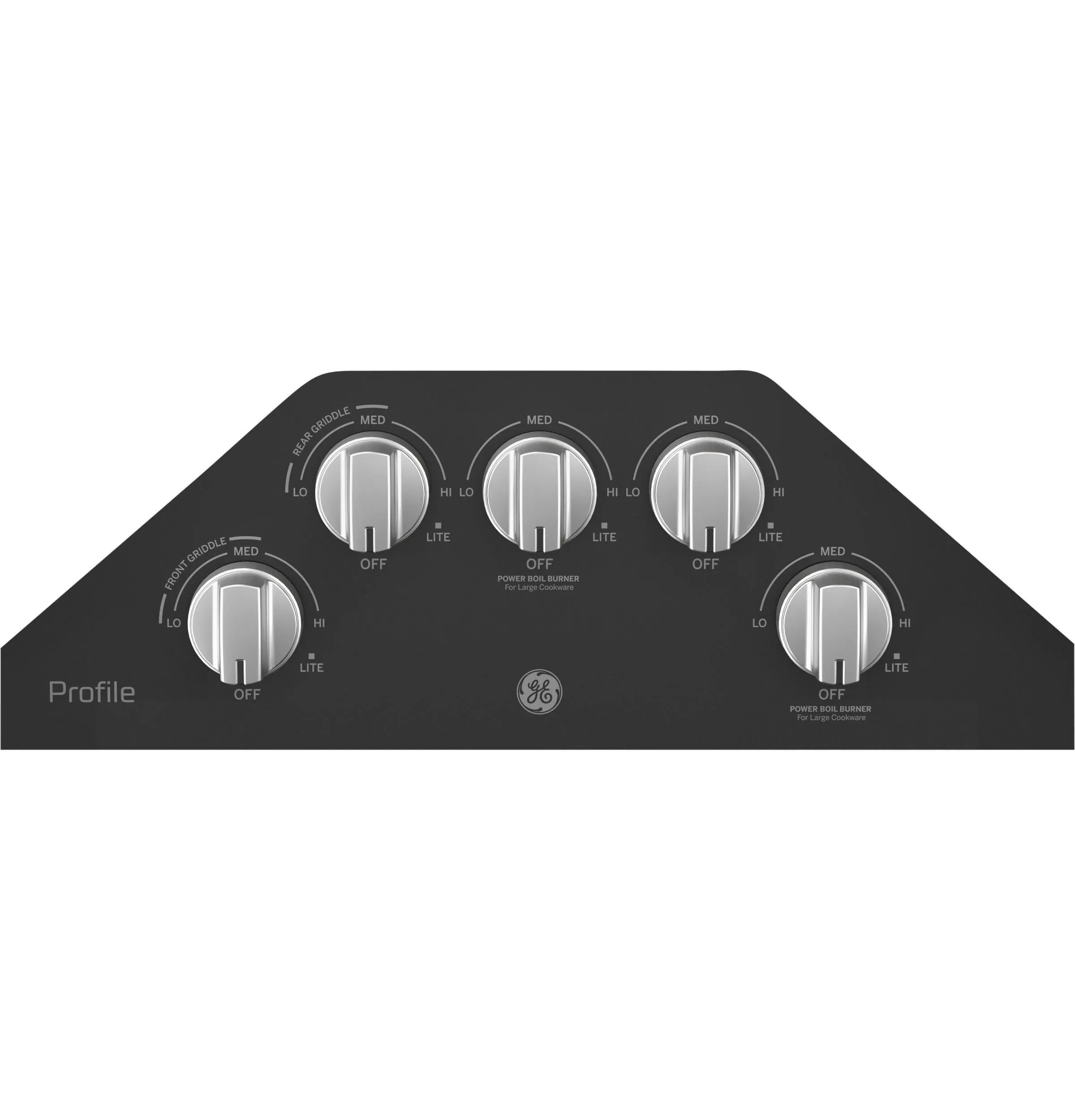Ge Appliances PGP7036DLBB Ge Profile&#8482; 36" Built-In Gas Cooktop With Optional Extra-Large Cast Iron Griddle