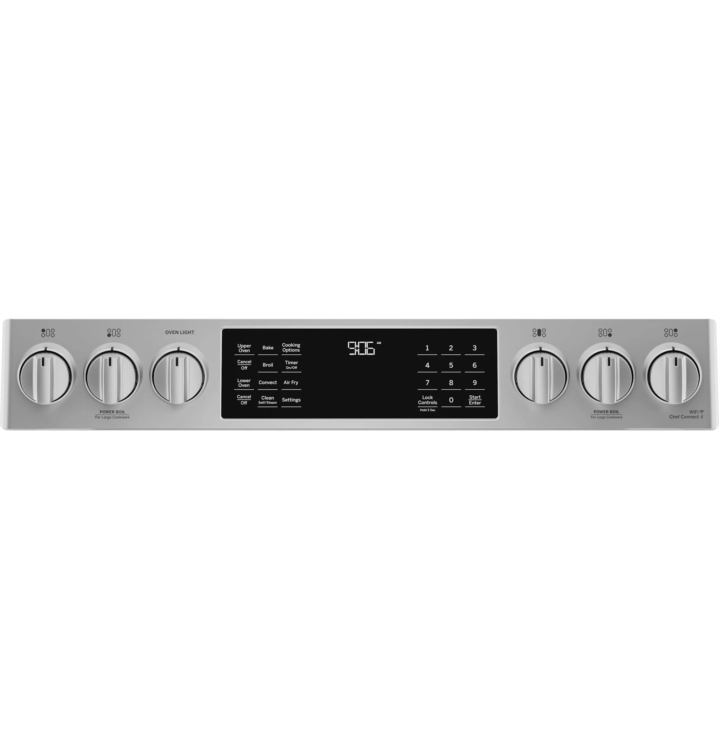 Ge Appliances PGS960YPFS Ge Profile&#8482; 30" Smart Slide-In Front-Control Gas Double Oven Convection Fingerprint Resistant Range