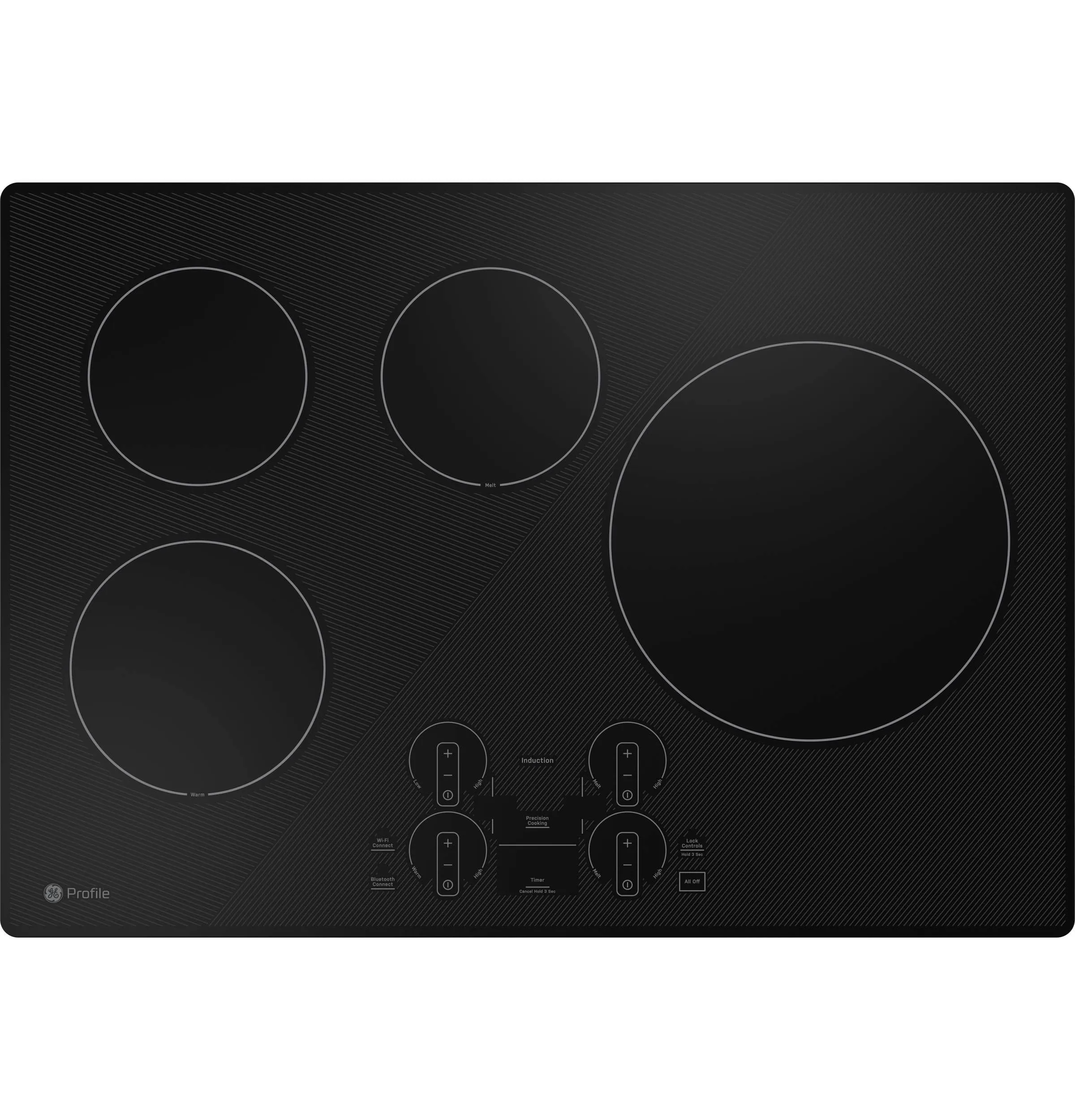 Ge Appliances PHP7030DTBB Ge Profile&#8482; 30" Built-In Touch Control Induction Cooktop Electric slide-in electric cooking range