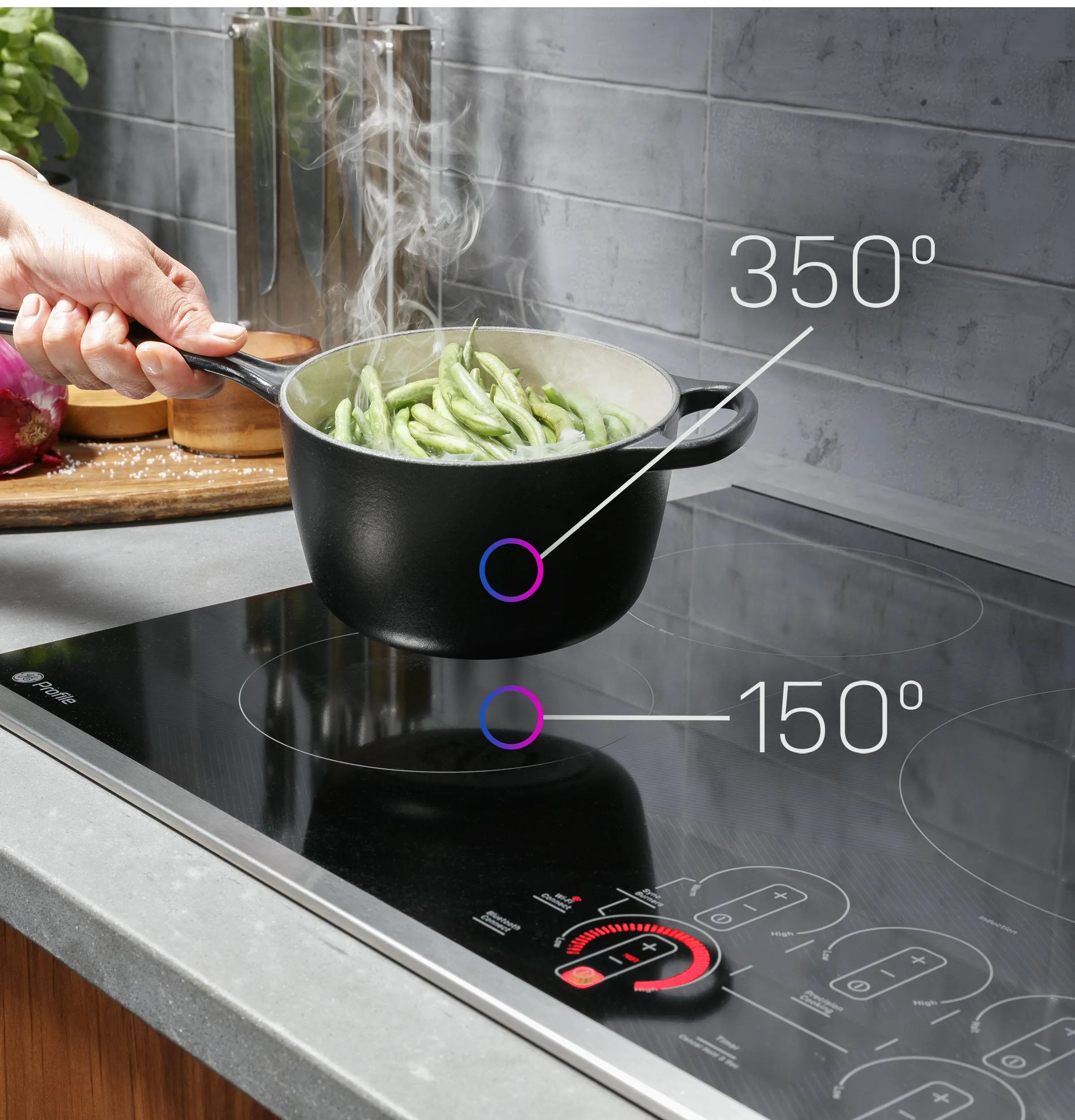 Ge Appliances PHP7036DTBB Ge Profile&#8482; 36" Built-In Touch Control Induction Cooktop