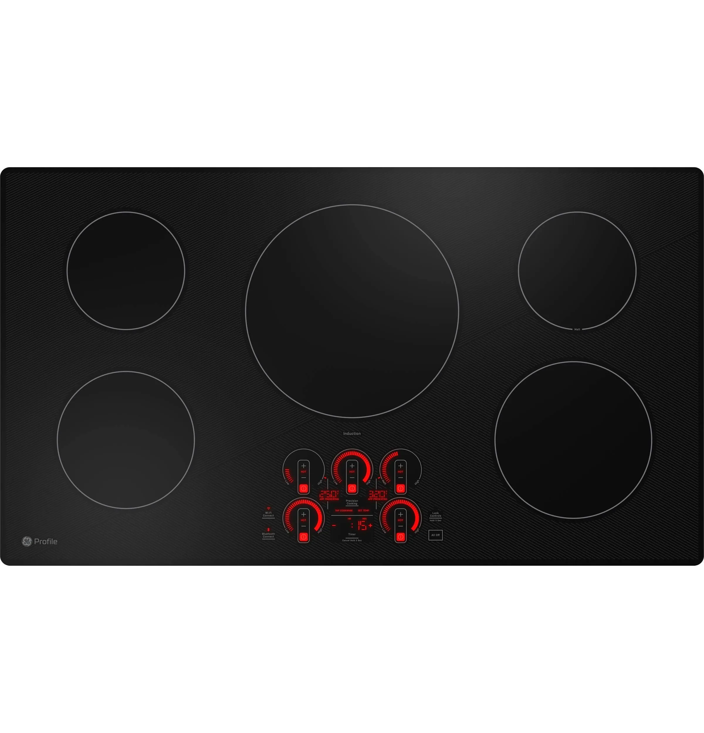 Ge Appliances PHP7036DTBB Ge Profile&#8482; 36" Built-In Touch Control Induction Cooktop