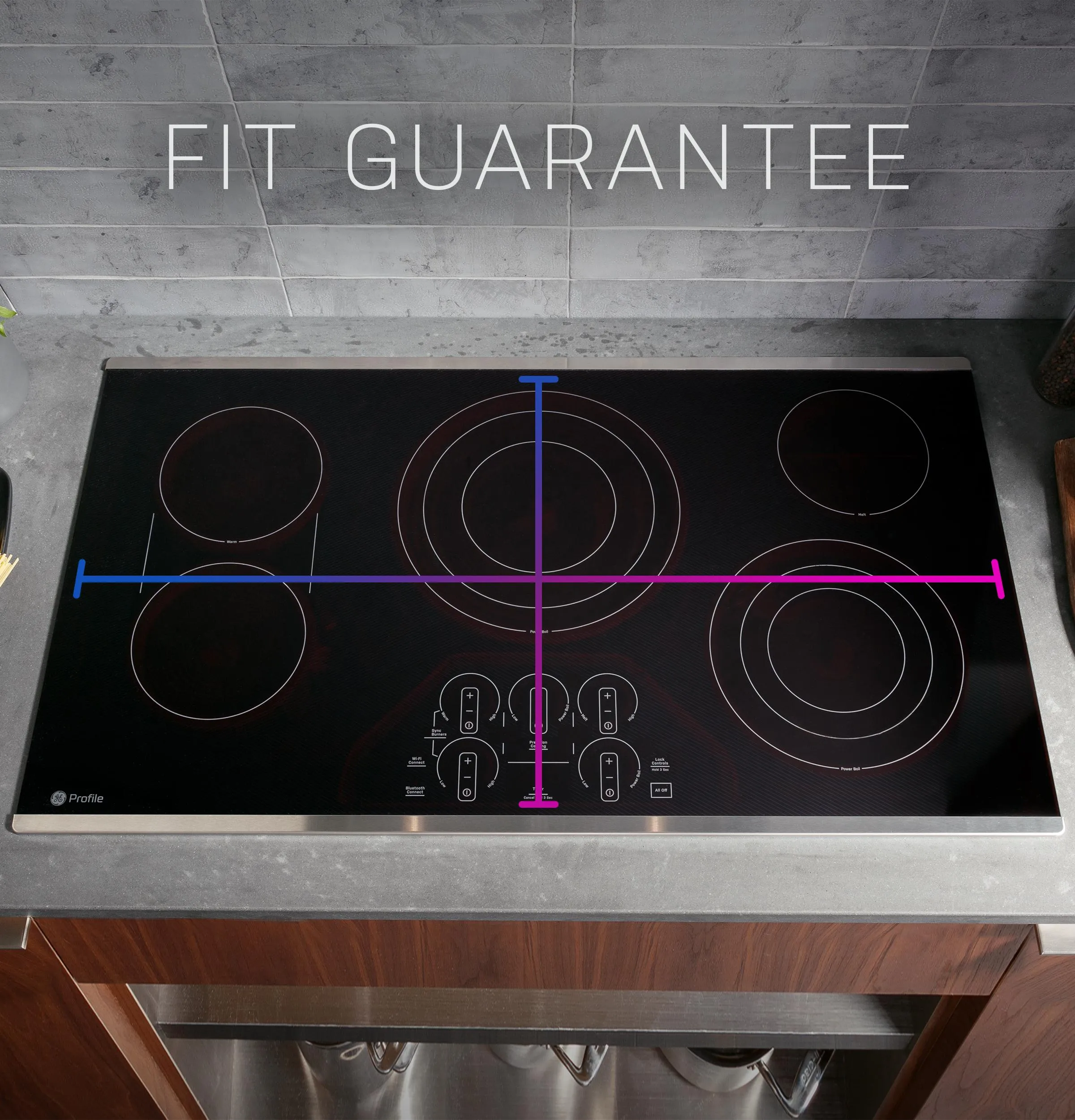 Ge Appliances PHP7036DTBB Ge Profile&#8482; 36" Built-In Touch Control Induction Cooktop