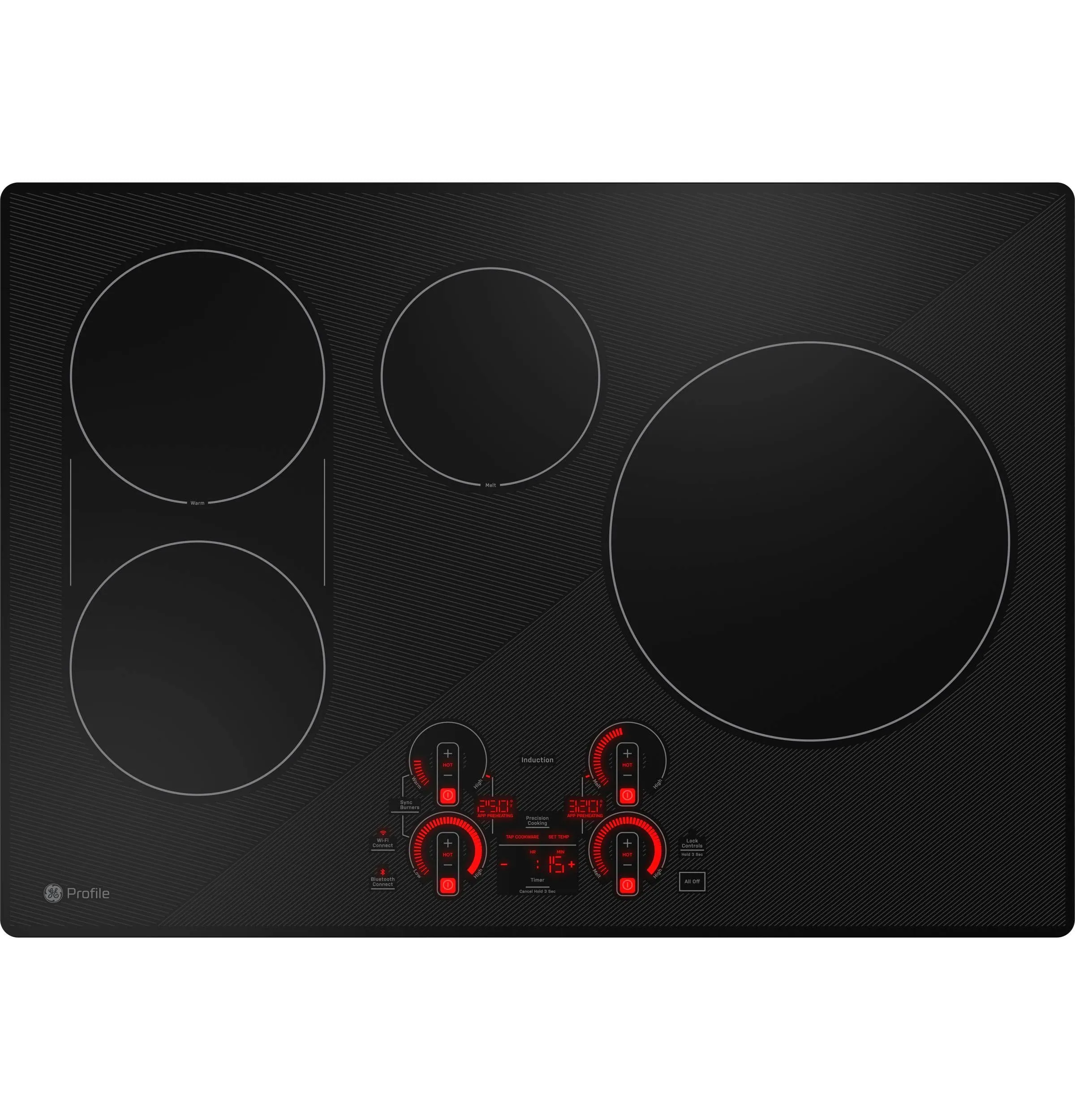 Ge Appliances PHP9030DTBB Ge Profile&#8482; 30" Built-In Touch Control Induction Cooktop