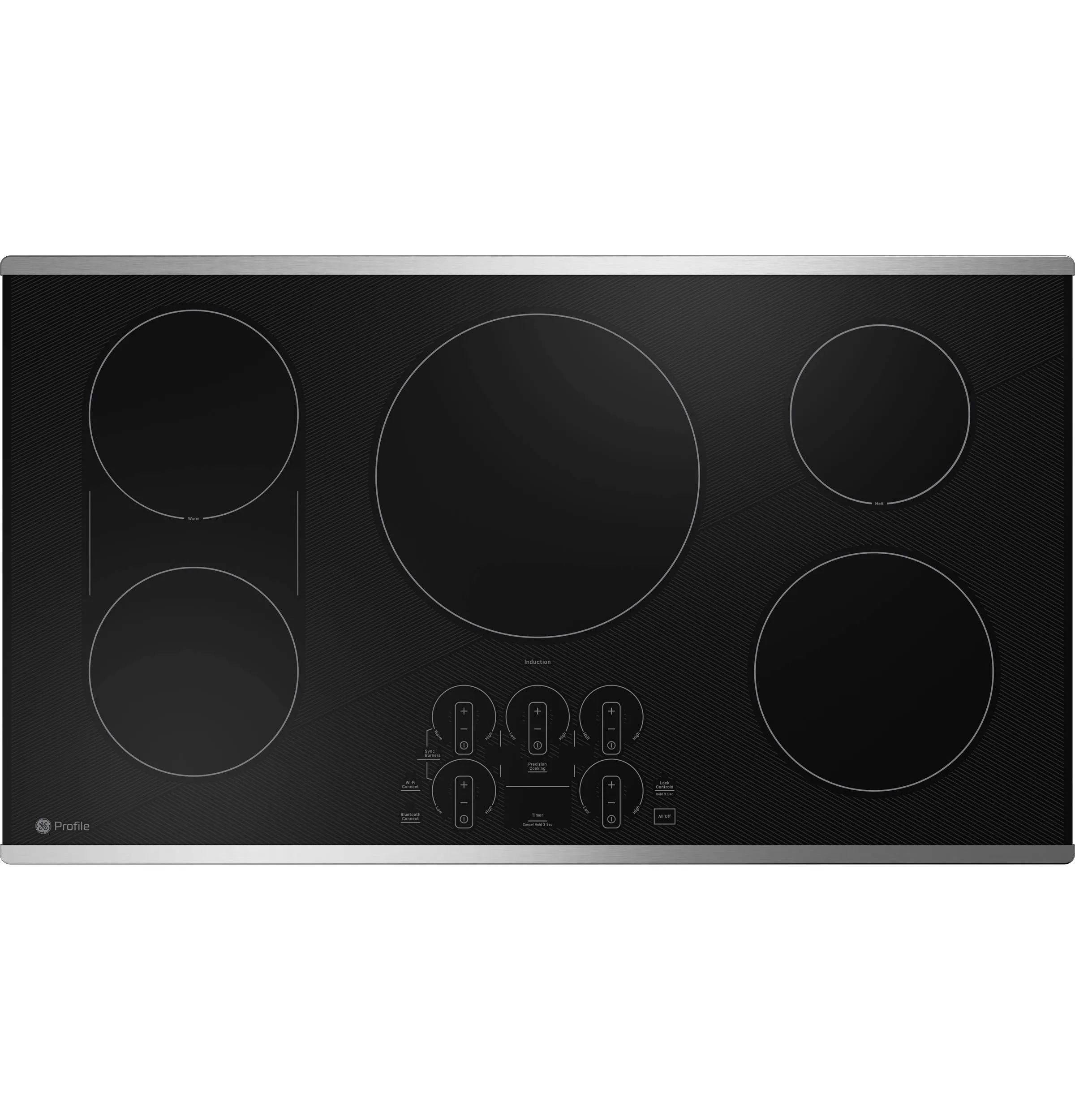 Ge Appliances PHP9036STSS Ge Profile&#8482; 36" Built-In Touch Control Induction Cooktop Electric slide-in electric cooking range