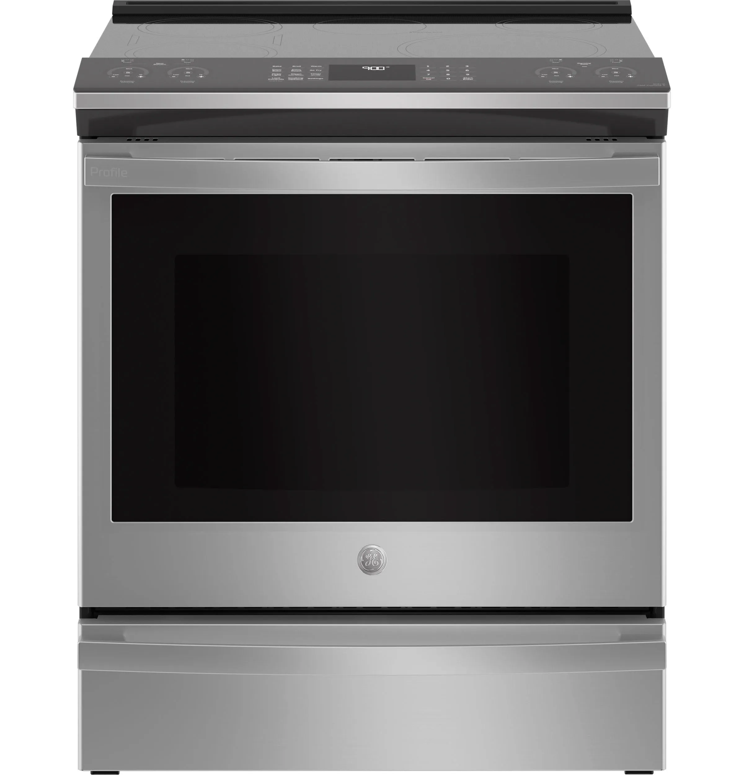 Ge Appliances PHS930YPFS Ge Profile&#8482; 30" Smart Slide-In Fingerprint Resistant Front-Control Induction And Convection Range With No Preheat Air Fry Slide In Ranges front control slide-in stove