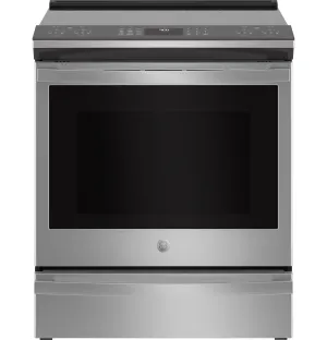 Ge Appliances PHS930YPFS Ge Profile&#8482; 30" Smart Slide-In Fingerprint Resistant Front-Control Induction And Convection Range With No Preheat Air Fry Slide In Ranges front control slide-in stove