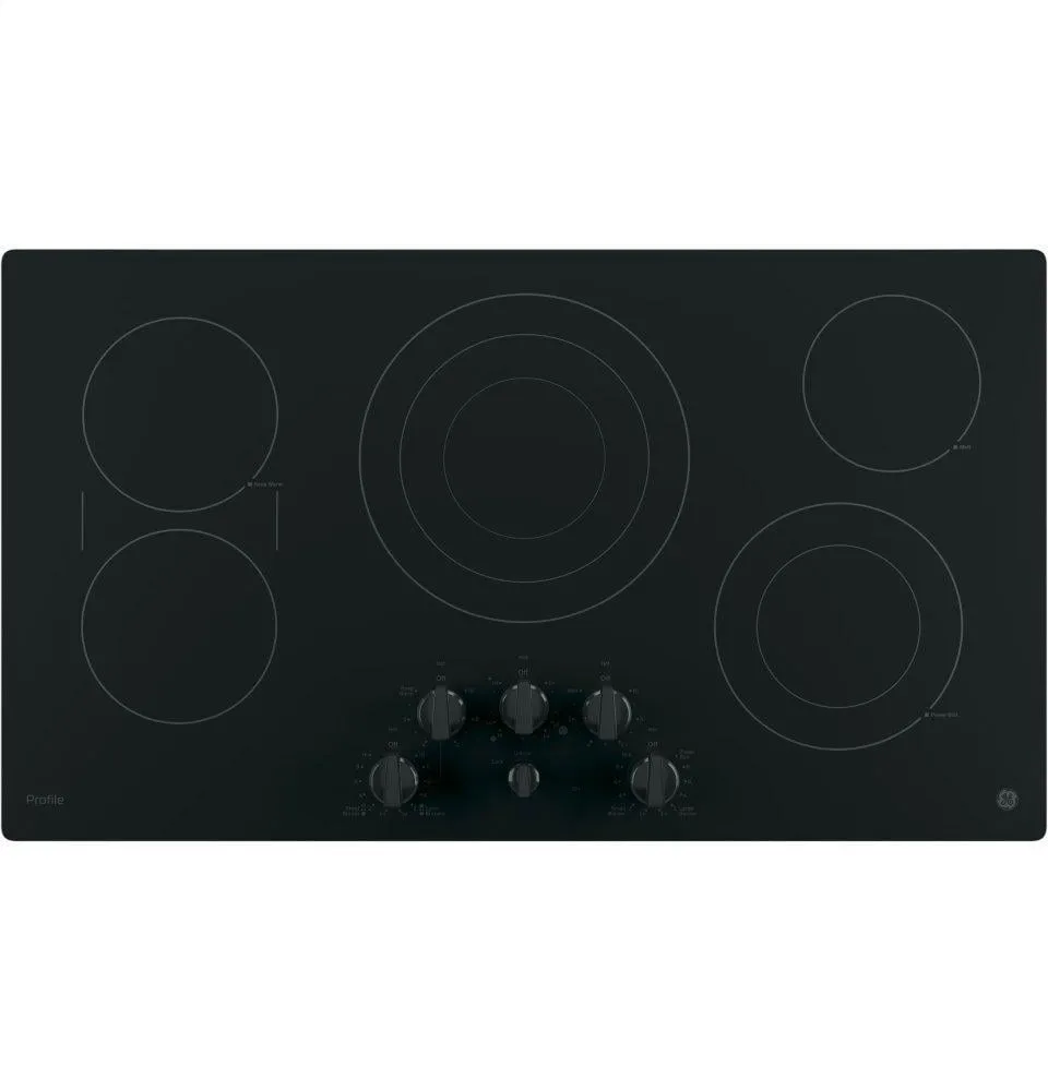 Ge Appliances PP7036DJBB Ge Profile&#8482; 36" Built-In Knob Control Cooktop Cooktops 5 burner cooktops sale