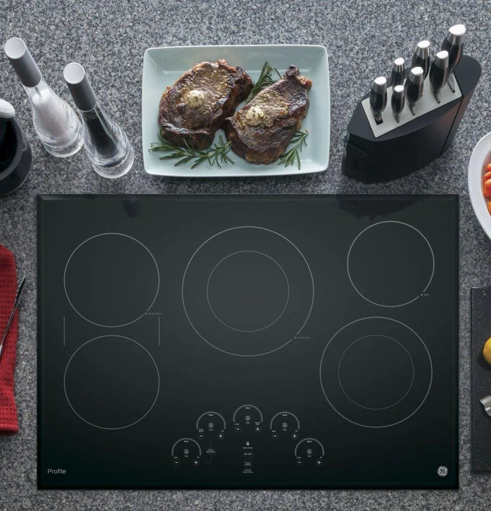 Ge Appliances PP9030DJBB Ge Profile&#8482; 30" Built-In Touch Control Electric Cooktop