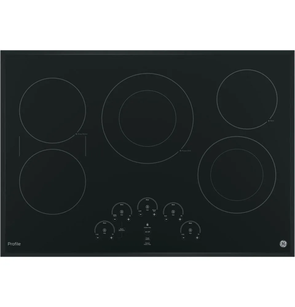 Ge Appliances PP9030DJBB Ge Profile&#8482; 30" Built-In Touch Control Electric Cooktop Electric slide-in electric cooking range