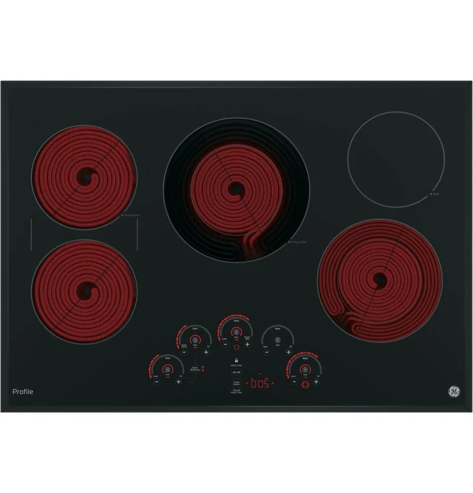 Ge Appliances PP9030DJBB Ge Profile&#8482; 30" Built-In Touch Control Electric Cooktop