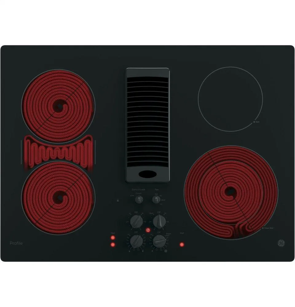Ge Appliances PP9830DJBB Ge Profile&#8482; 30" Downdraft Electric Cooktop