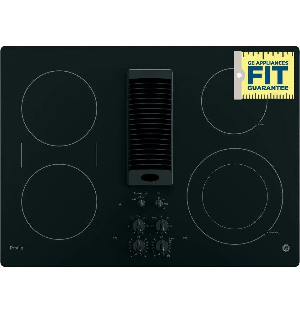 Ge Appliances PP9830DJBB Ge Profile&#8482; 30" Downdraft Electric Cooktop