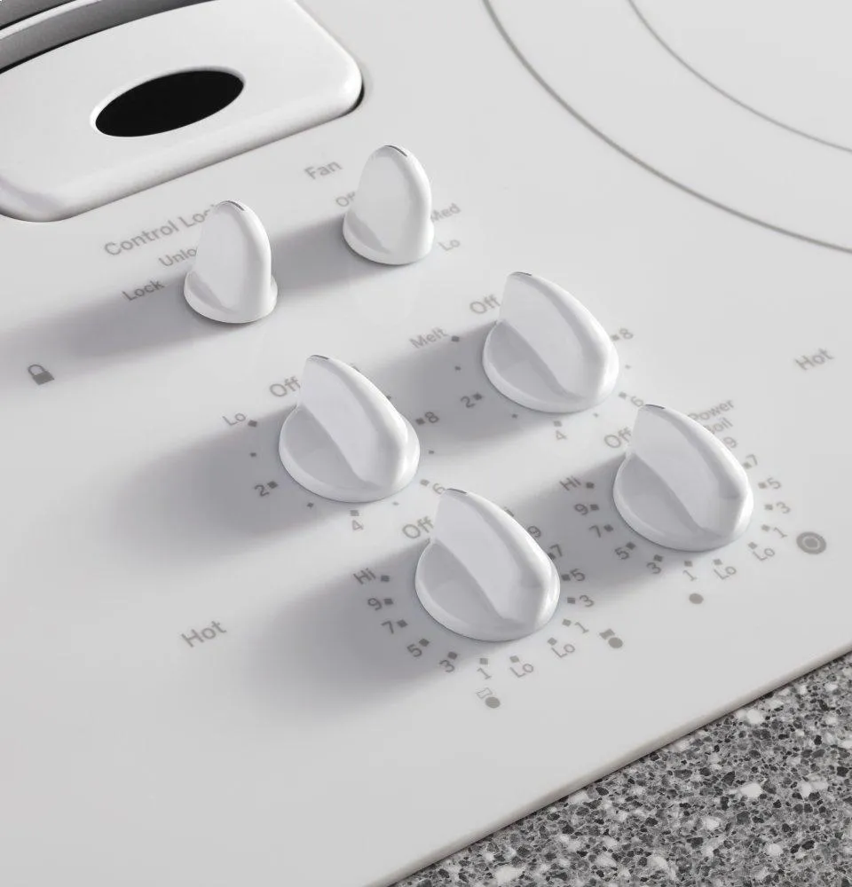 Ge Appliances PP9830TJWW Ge Profile&#8482; 30" Downdraft Electric Cooktop