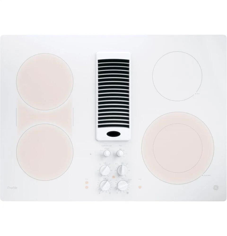 Ge Appliances PP9830TJWW Ge Profile&#8482; 30" Downdraft Electric Cooktop