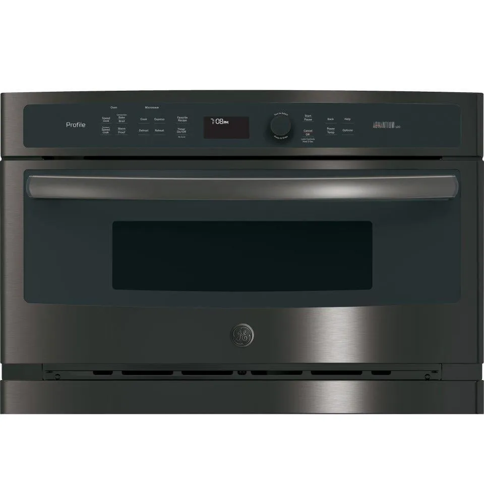Ge Appliances PSB9120BLTS Ge Profile&#8482; 30 In. Single Wall Oven With Advantium Technology Wall Ovens oven with smart temperature control