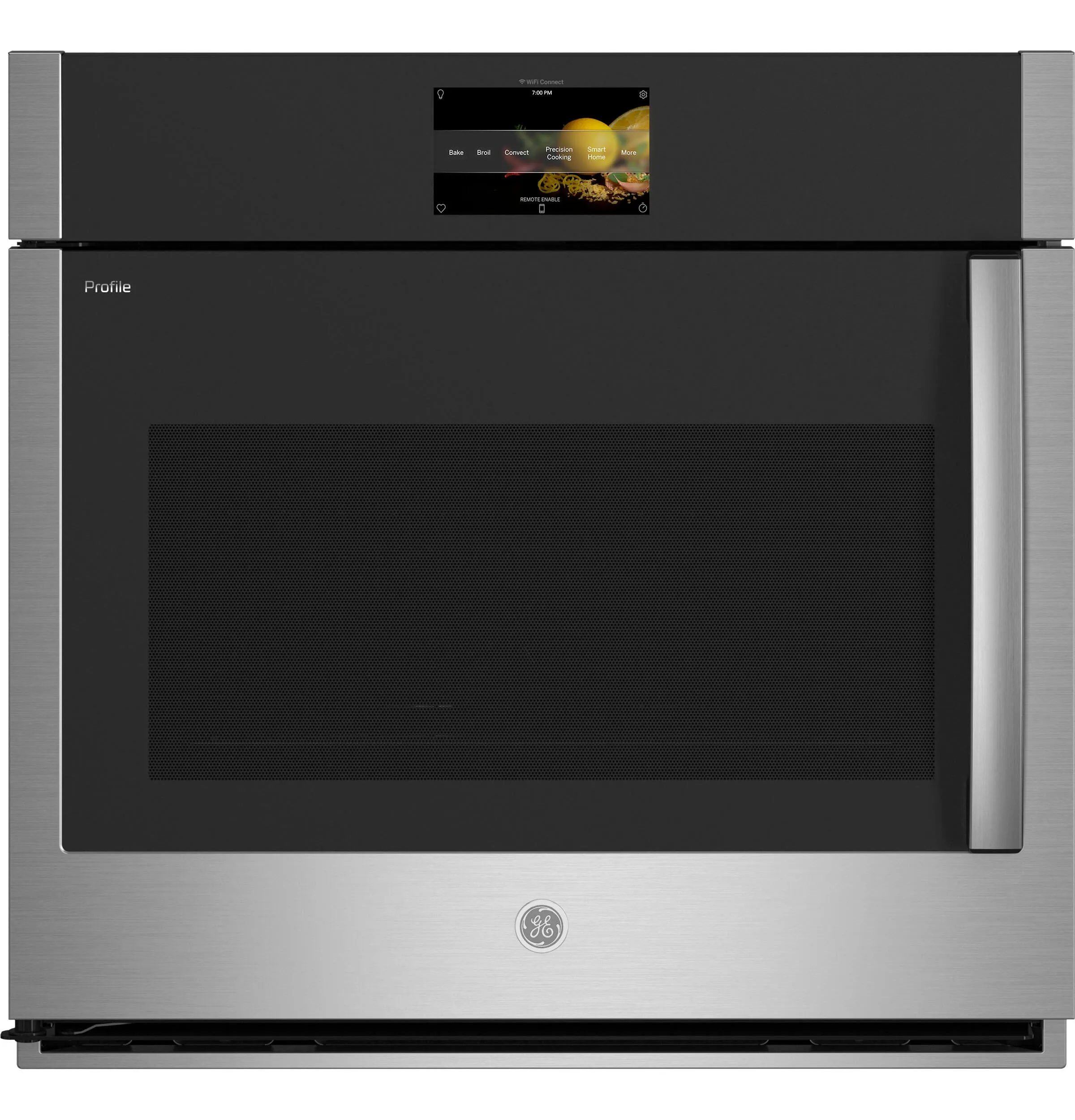 Ge Appliances PTS700LSNSS Ge Profile&#8482; 30" Smart Built-In Convection Single Wall Oven With Left-Hand Side-Swing Doors Single Wall Ovens electric wall oven with convection