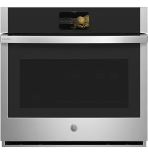 Ge Appliances PTS9000SNSS Ge Profile&#8482; 30" Smart Built-In Convection Single Wall Oven With In-Oven Camera And No Preheat Air Fry Wall Ovens oven with smart temperature control