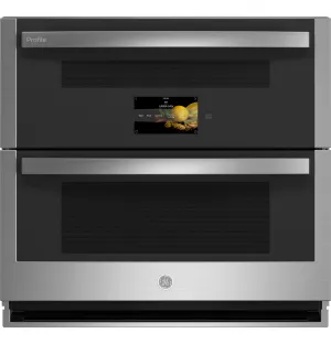 Ge Appliances PTS9200SNSS Ge Profile&#8482; 30" Smart Built-In Twin Flex Convection Wall Oven Double Wall Ovens built-in double oven 30 inch