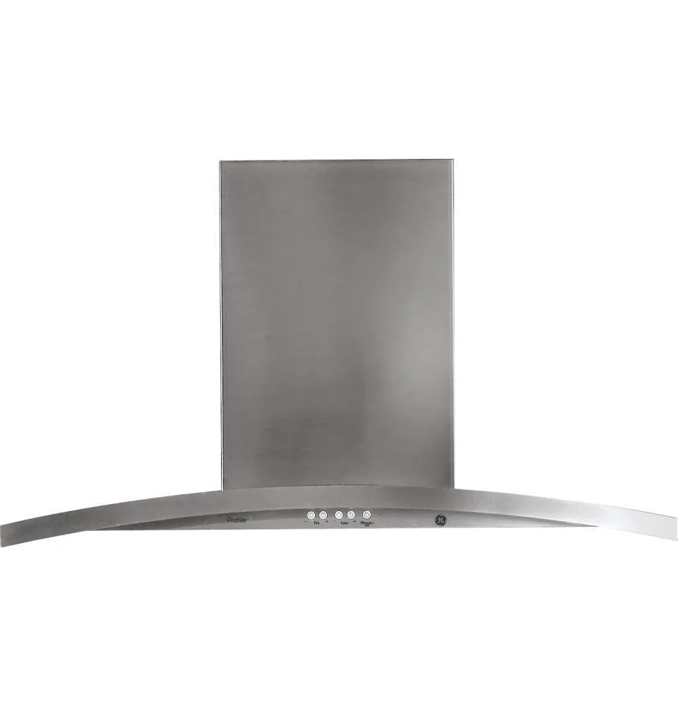 Ge Appliances PV977NSS Ge Profile&#8482; 36" Island-Mount Chimney Hood Ventilation Range Hoods high suction kitchen exhaust hood