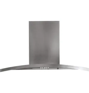 Ge Appliances PV977NSS Ge Profile&#8482; 36" Island-Mount Chimney Hood Professional Hoods high-end range hoods for chefs
